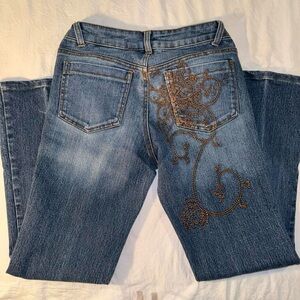 Vintage Cache Embroidered Jeans